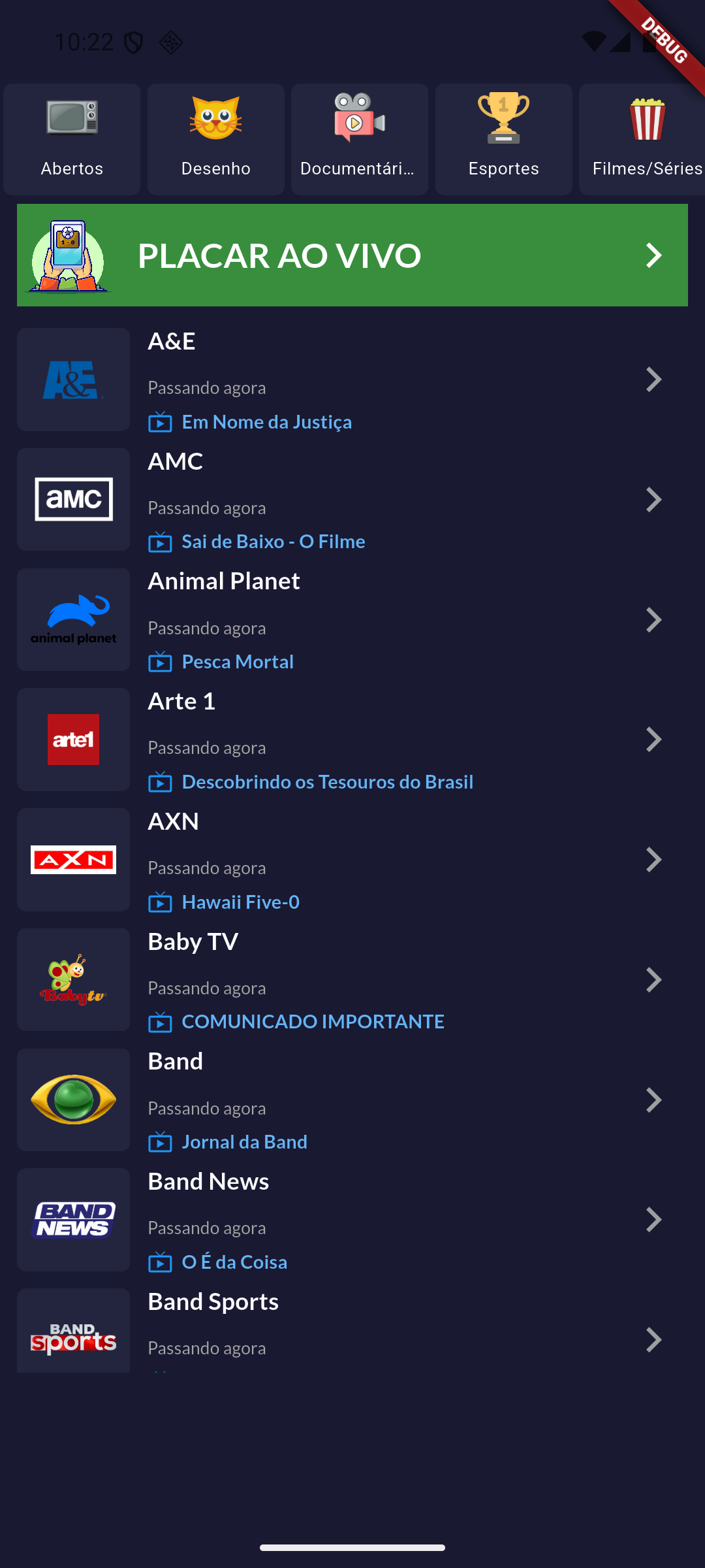 Tela principal do MaxPlay com jogos em destaque